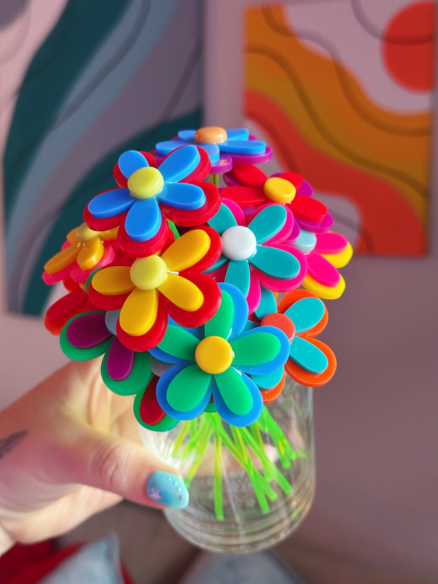 Mystery Acrylic Flower