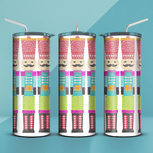 Nutcracker Mosaic Tumbler 20oz