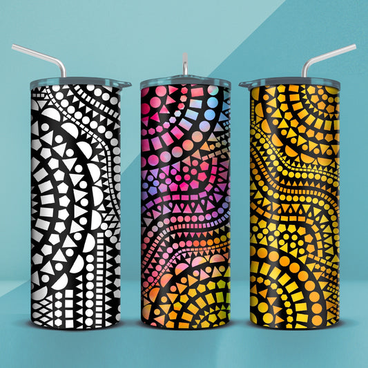 Mosaic Tumbler 20oz (16 designs)
