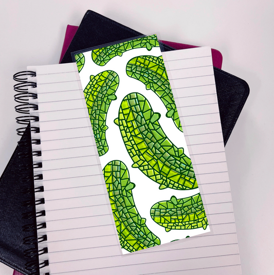 Pickle Mosaic Bookmark