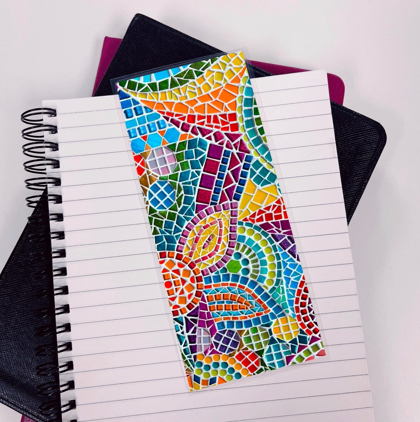 Mulitcolor Mosaic Bookmark