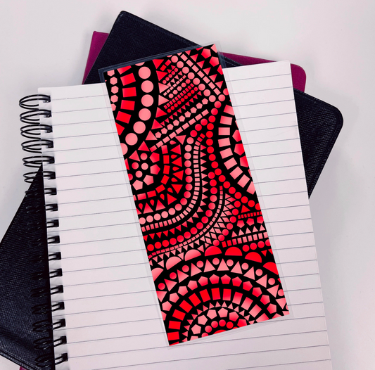 Red Mosaic Bookmark