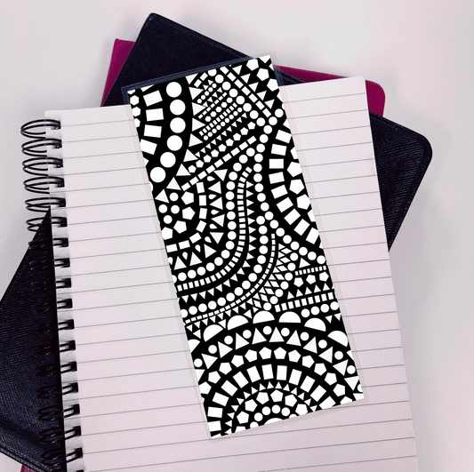Black & White Mosaic Bookmark