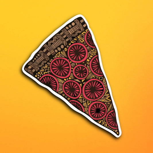 Pizza Waterproof Sticker