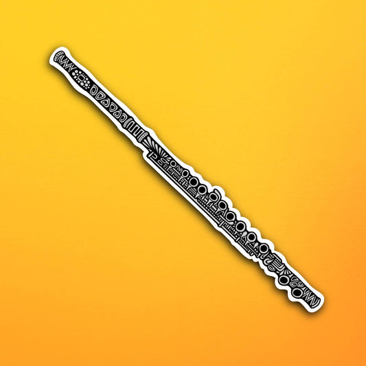 Flute Waterproof Sticker