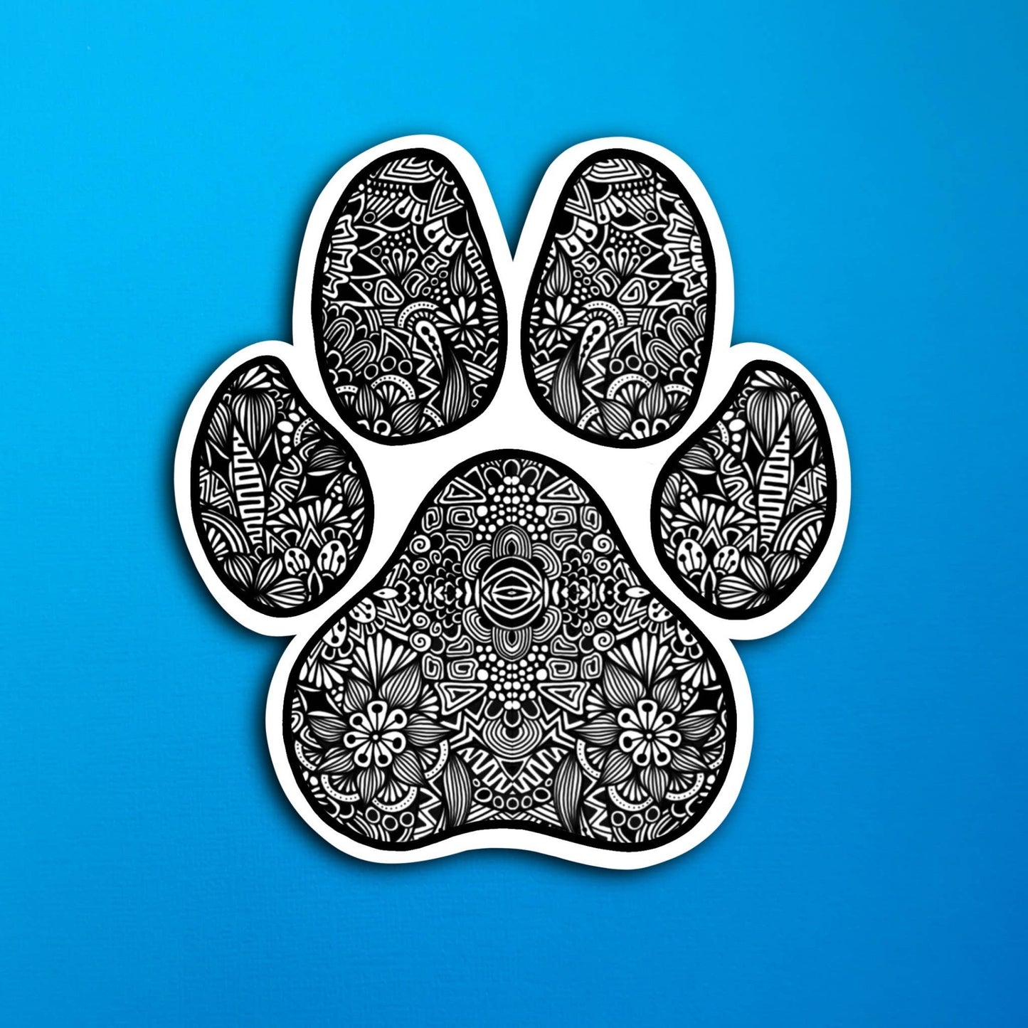 Paw Print Waterproof Sticker