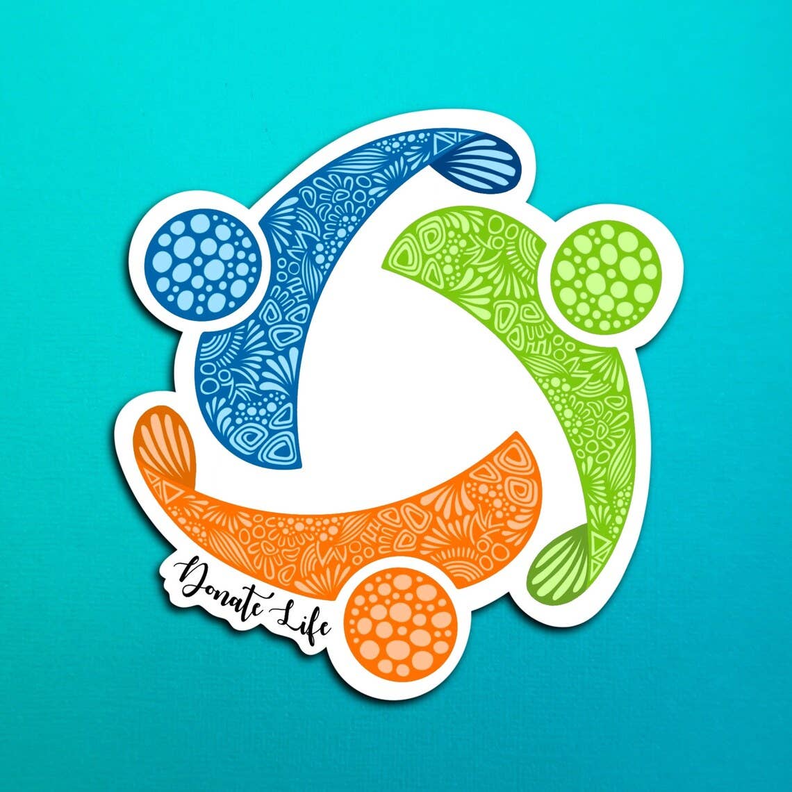 Donate Life Waterproof Sticker