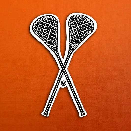 Lacrosse Waterproof Sticker