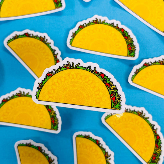 Mini Taco Waterproof Sticker
