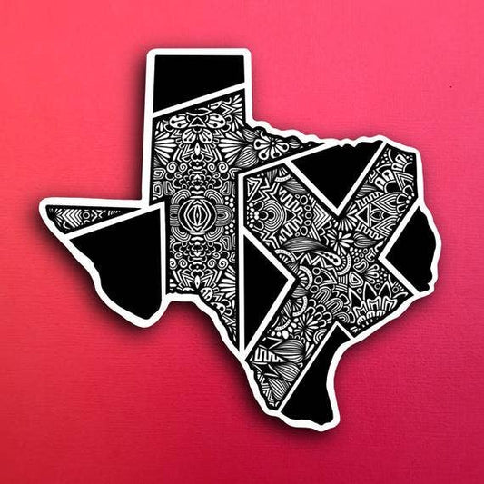 Texas State Waterproof Sticker