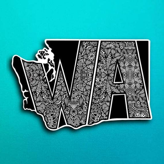 Washington State Waterproof Sticker