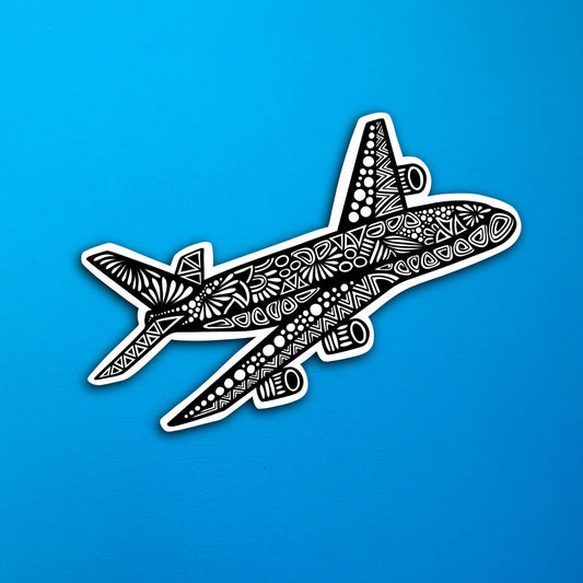 NEW Airplane Waterproof Sticker