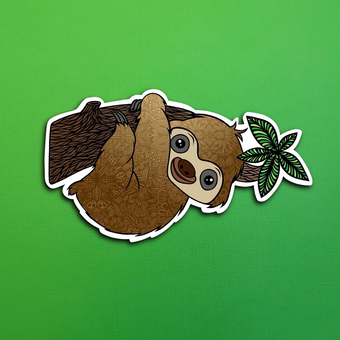 Sloth Waterproof Sticker