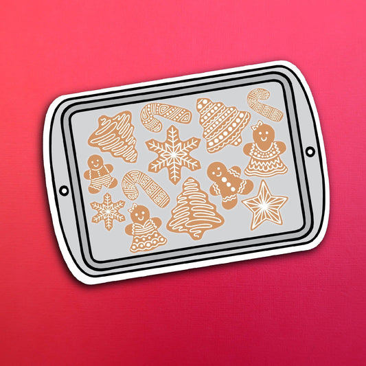 Gingerbread Cookies Waterproof Sticker