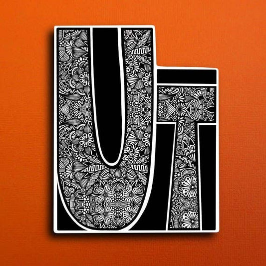Utah State Waterproof Sticker