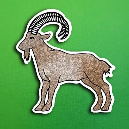 Goat Waterproof Sticker