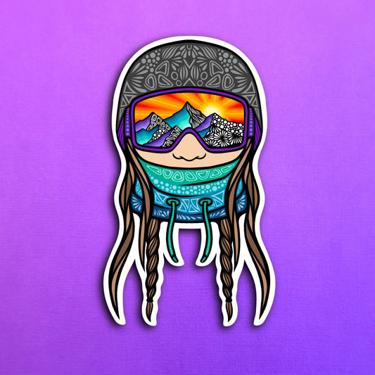 Ski Strand Waterproof Sticker