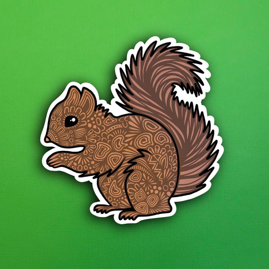 Squirrel Waterproof Sticker