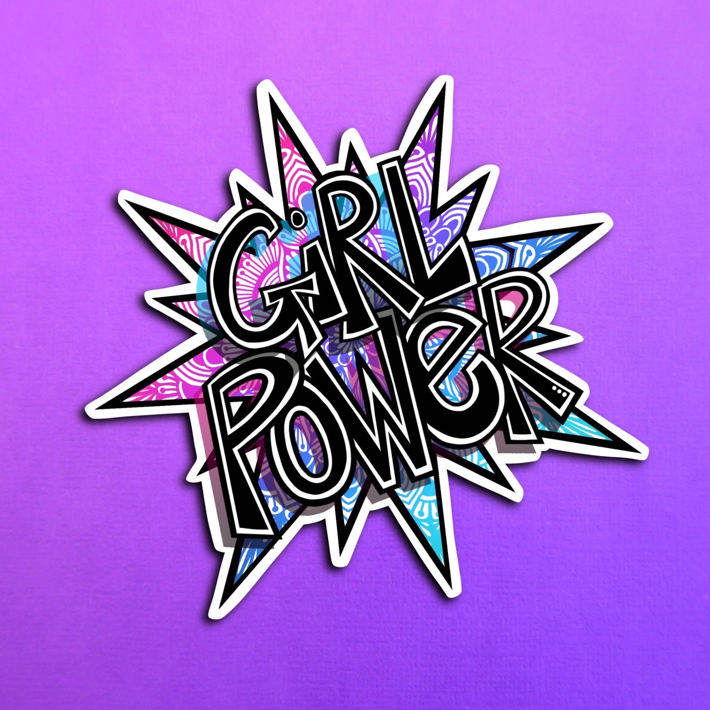Girl Power Waterproof Sticker