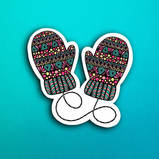 Mittens Waterproof Sticker