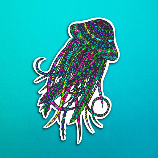 Jellyfish Waterproof Sticker