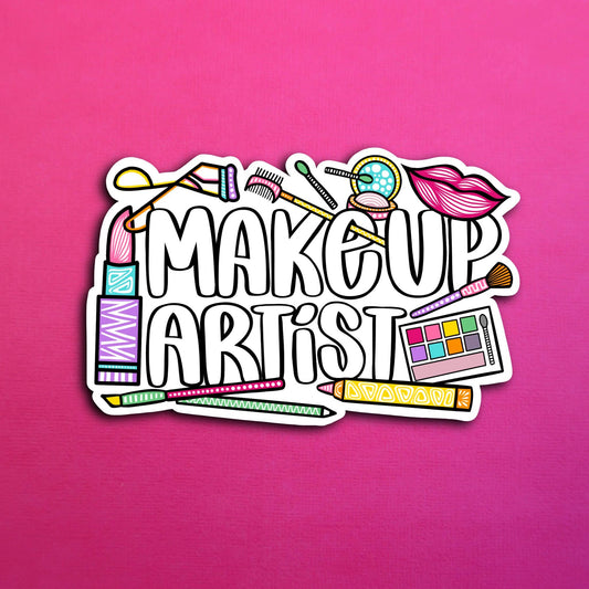 Makeup Artist Waterproof Sticker