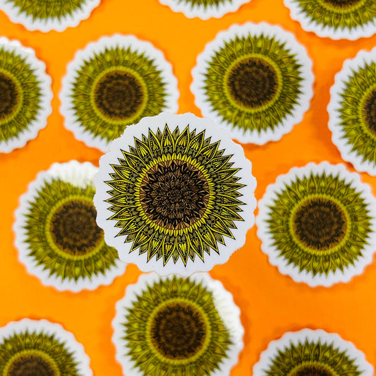 Mini Sunflower Waterproof Sticker