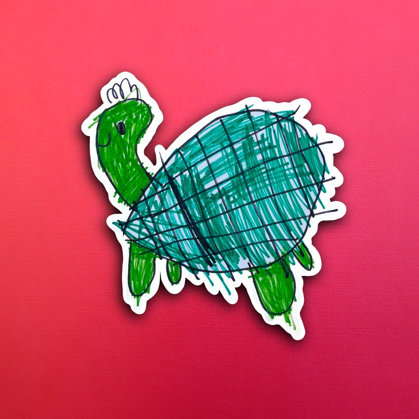 Eli’s Sheldon the Turtle Waterproof Sticker