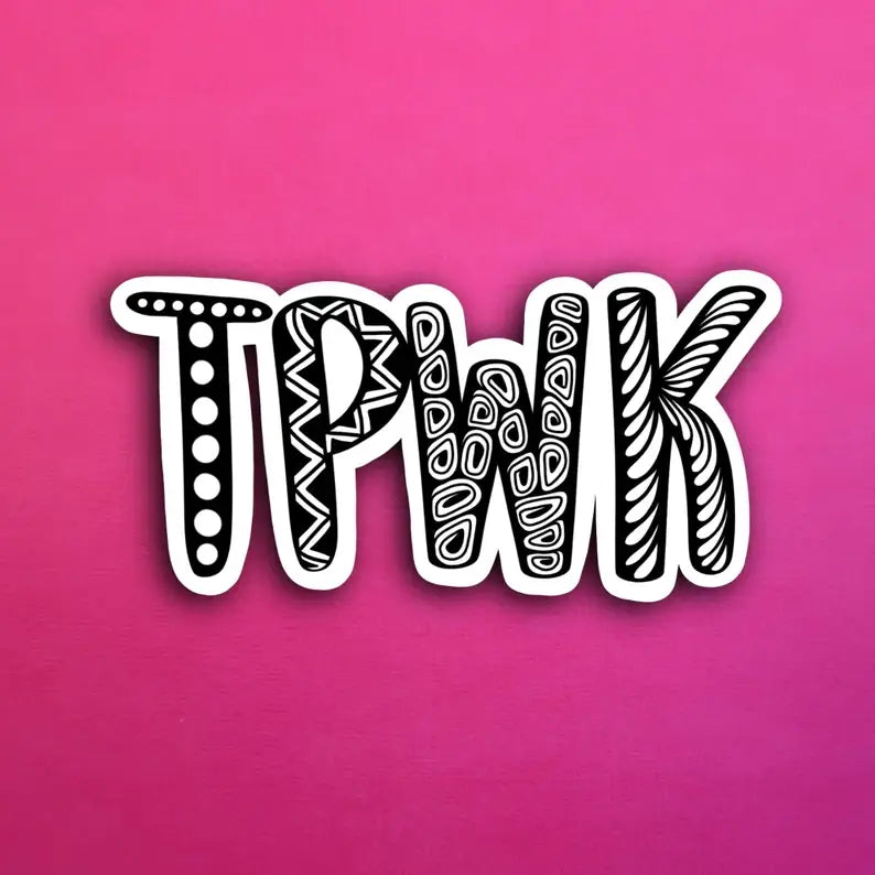 Treat People With Kindness Waterproof Sticker
