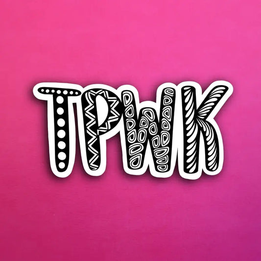 Treat People With Kindness Waterproof Sticker