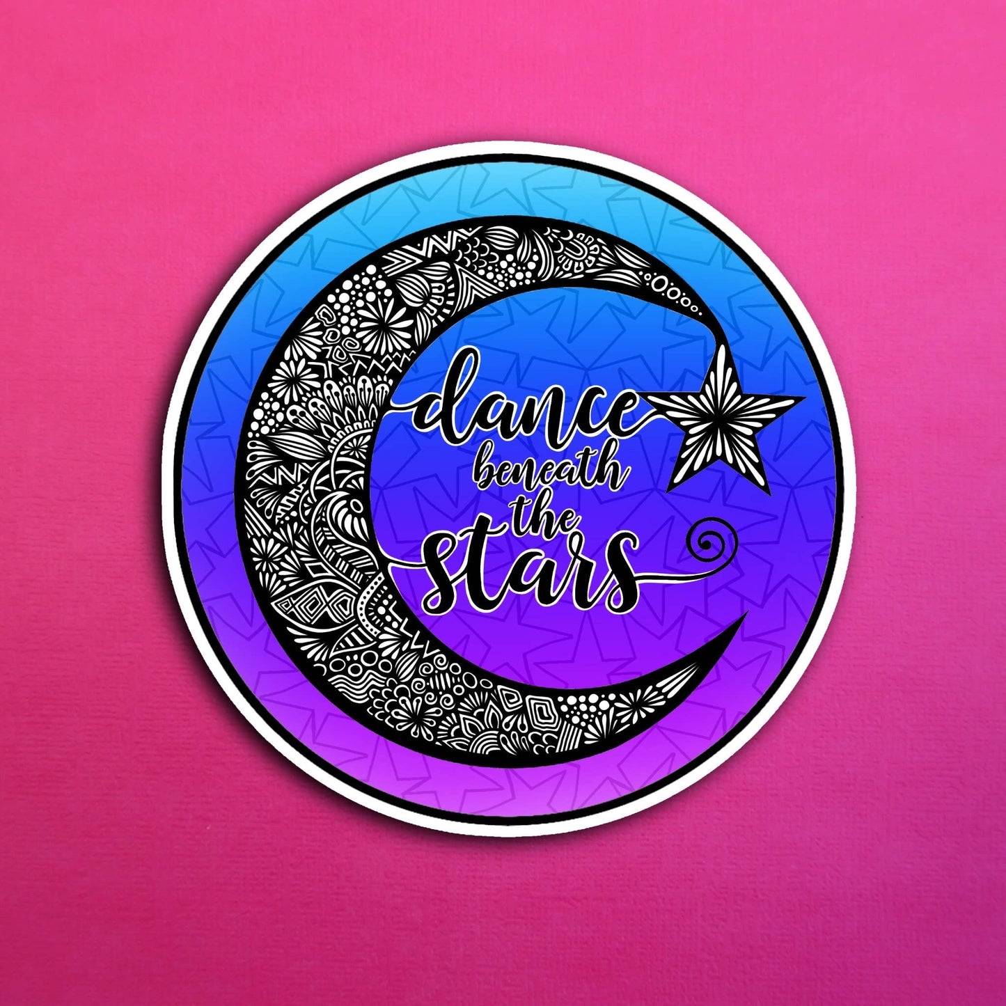 Dance Beneath the Stars Waterproof Sticker