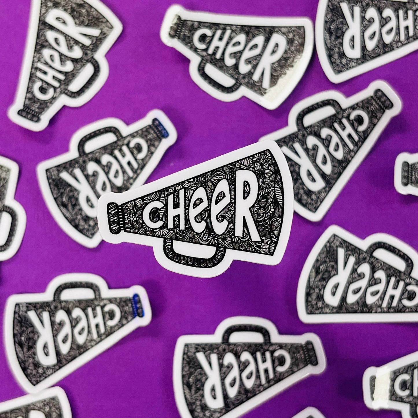 Mini Cheer Waterproof Sticker
