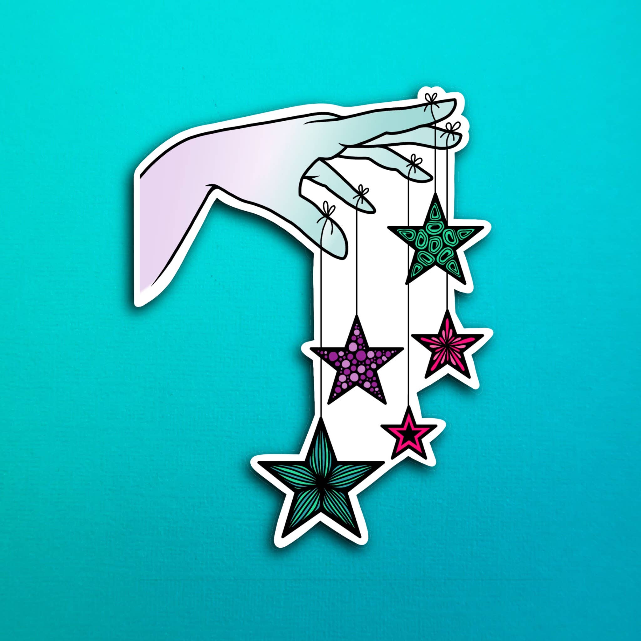 Star Puppet Waterproof Sticker – Zenspire Designs