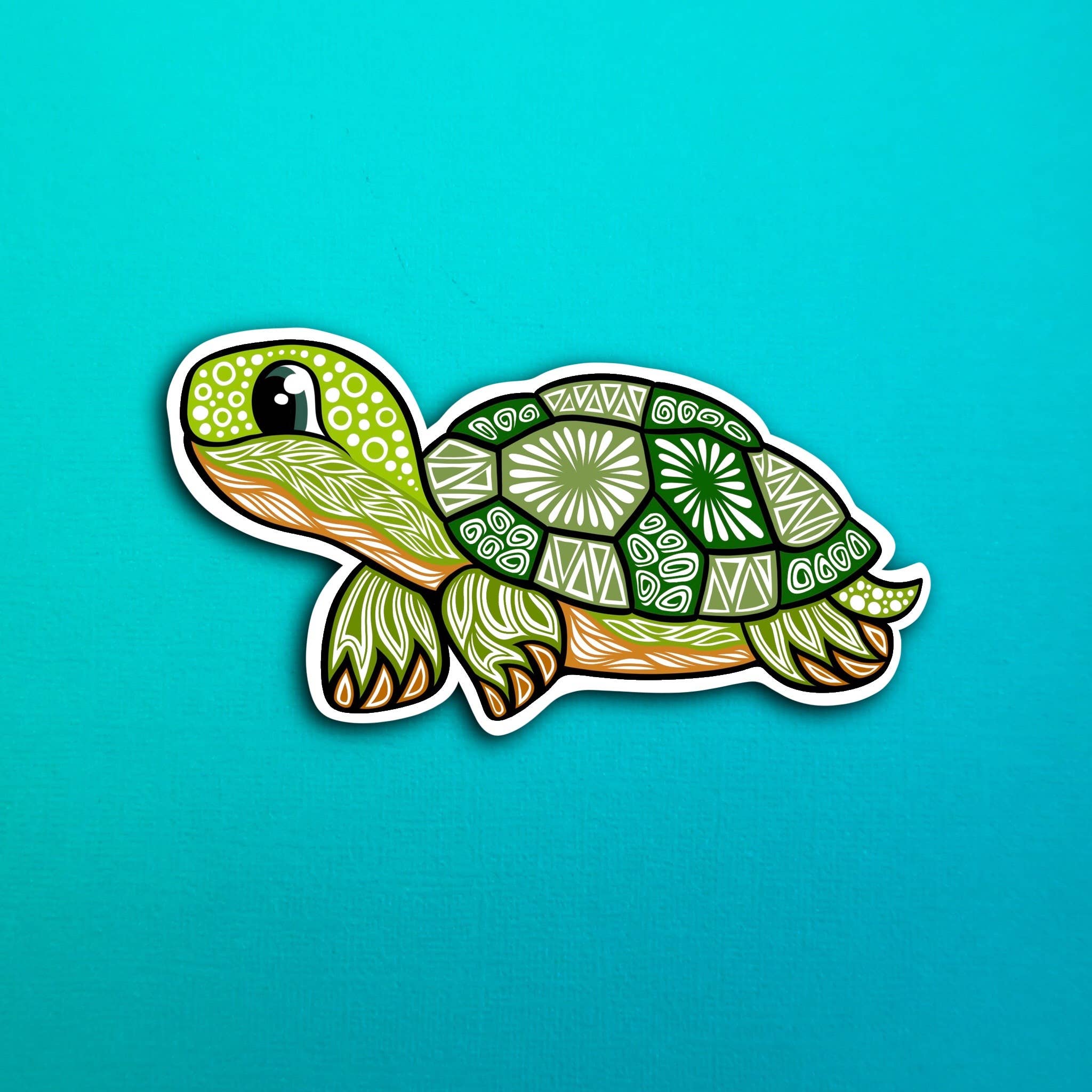 Baby Turtle Waterproof Sticker – Zenspire Designs
