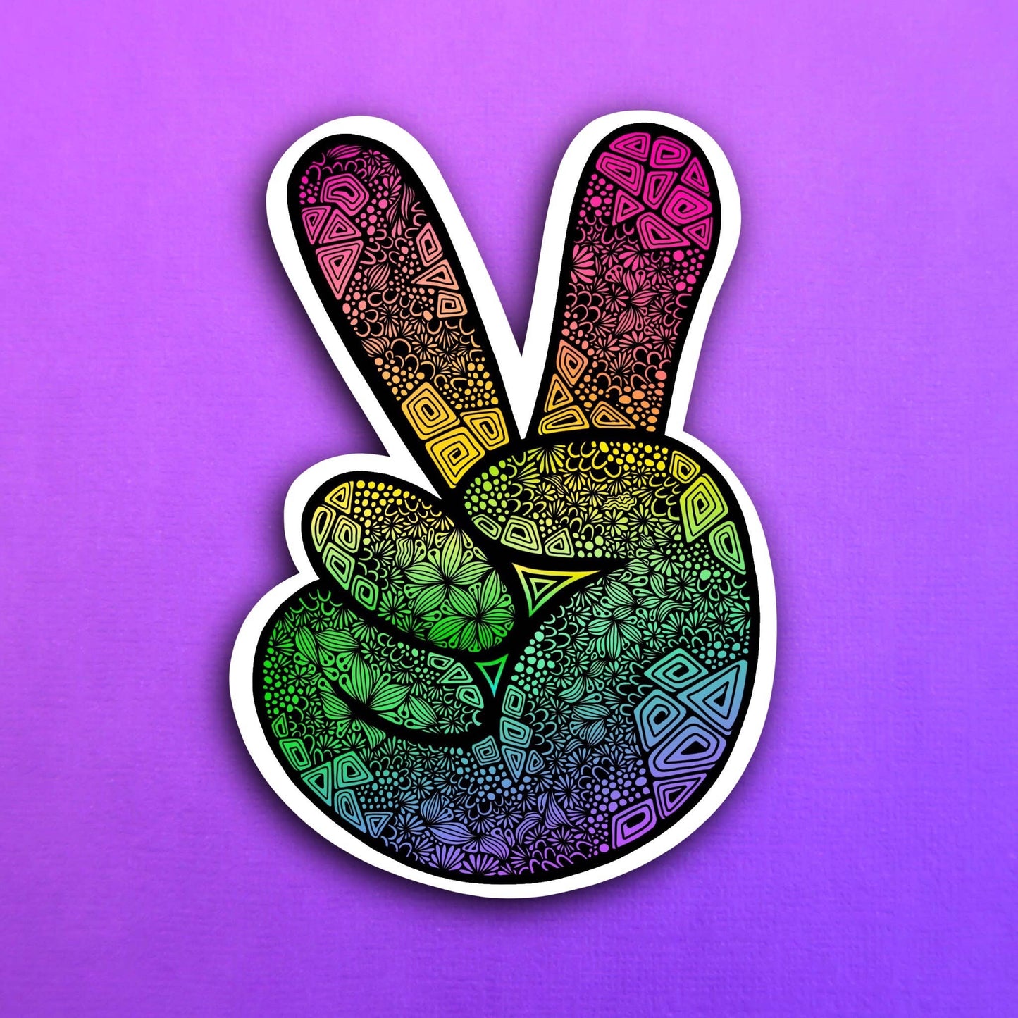 Peace Waterproof Sticker