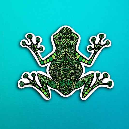 Frog Waterproof Sticker