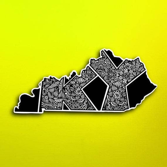 Kentucky State Waterproof Sticker