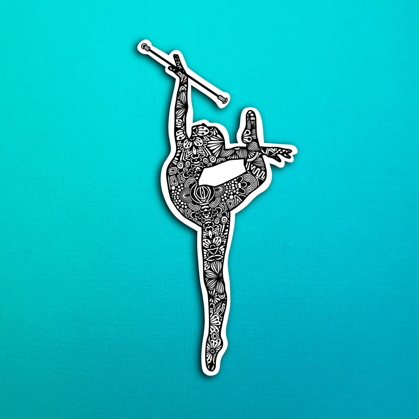 Baton Waterproof Sticker