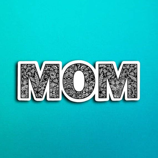 Mom Word Waterproof Sticker