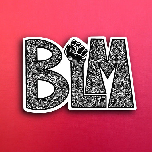 BLM Waterproof Sticker