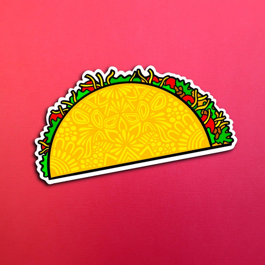 NEW Taco Waterproof Sticker