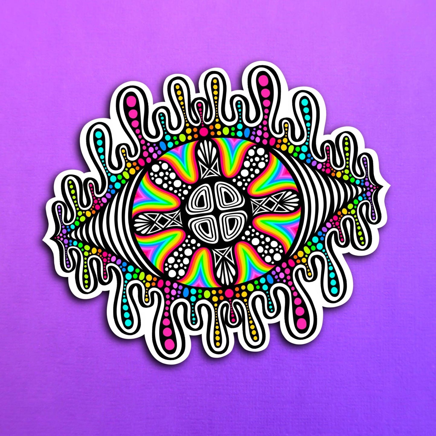 Trippy Eye Waterproof Sticker