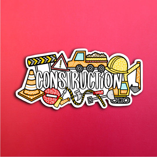 Construction Waterproof Sticker