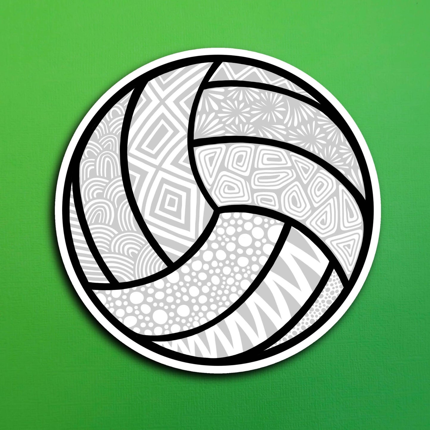 Volleyball Waterproof Sticker