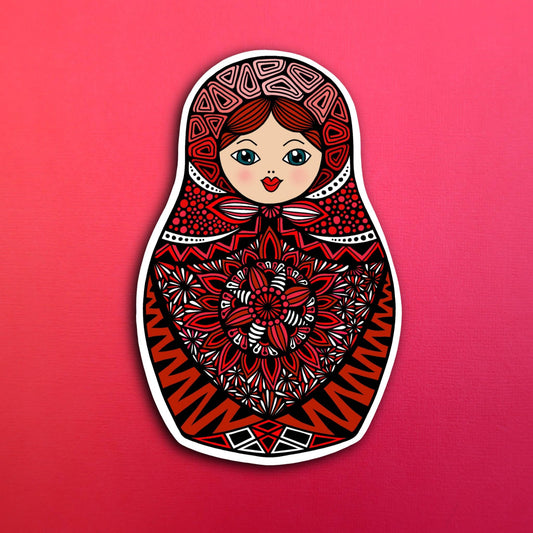 Russian doll Waterproof Sticker