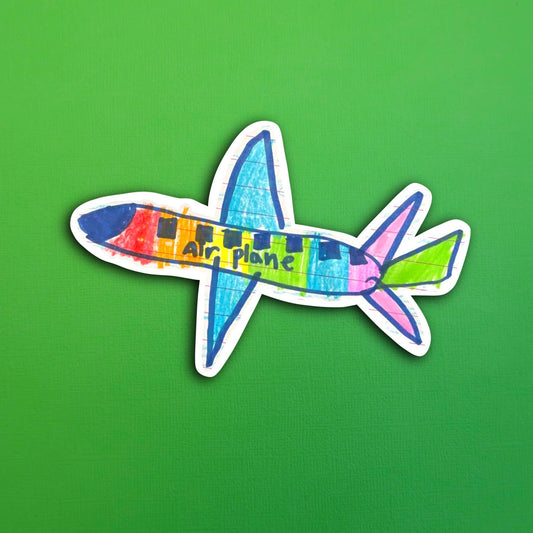 Pari's Flying Colors Plane Waterproof Sticker