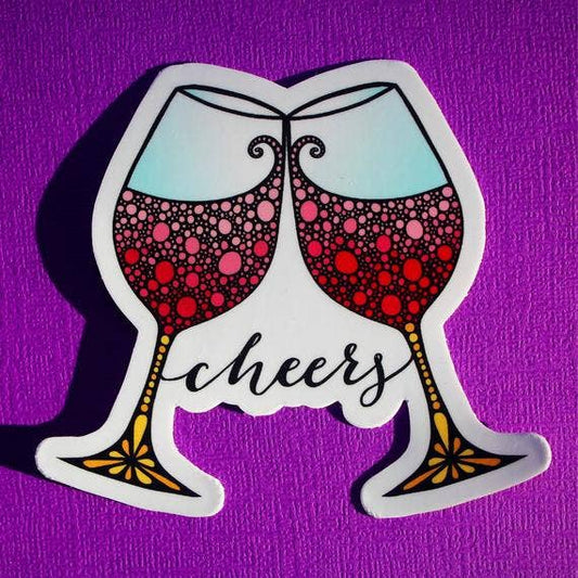 Wine Waterproof Sticker