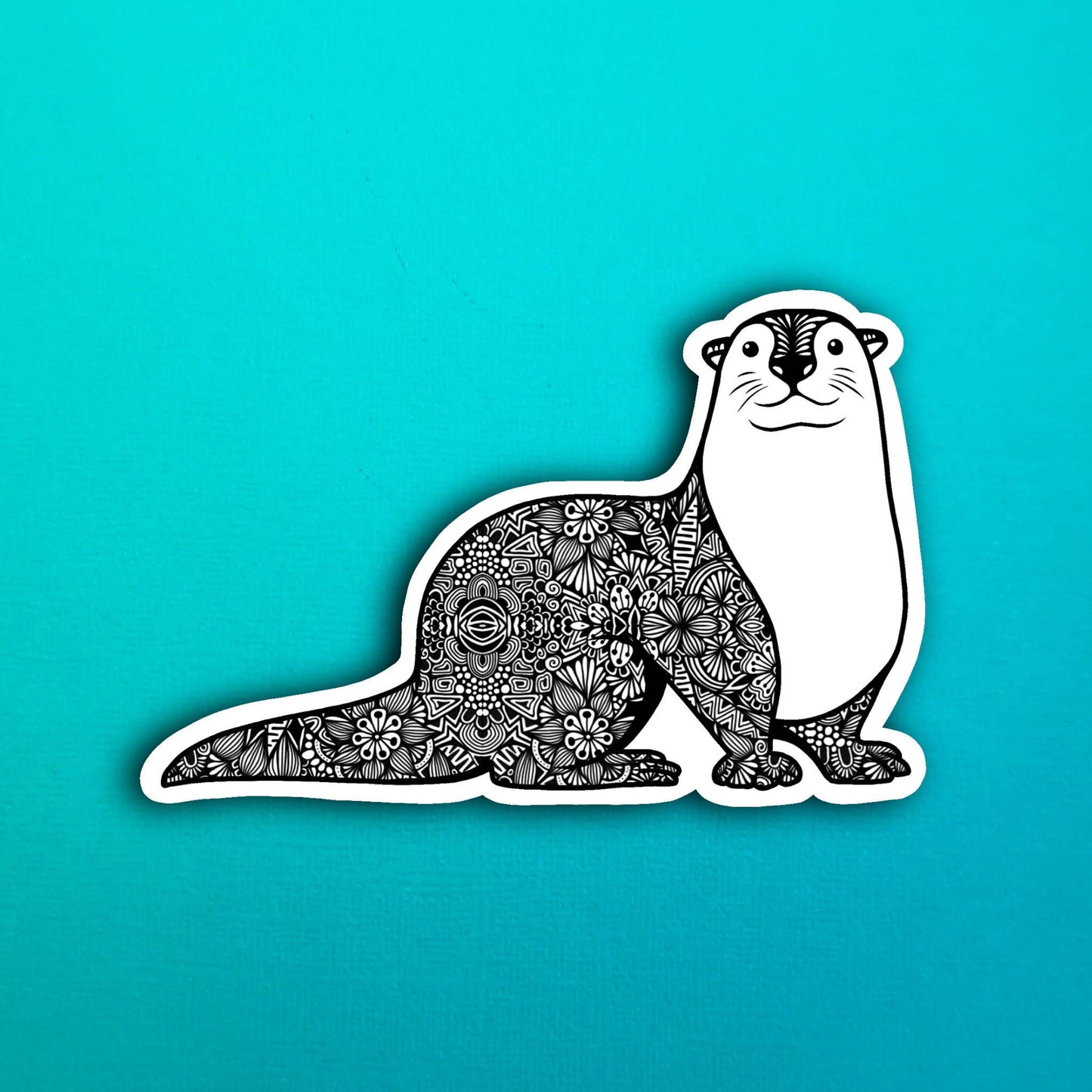 Otter Waterproof Sticker