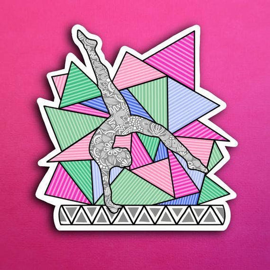 Gymnastics Waterproof Sticker