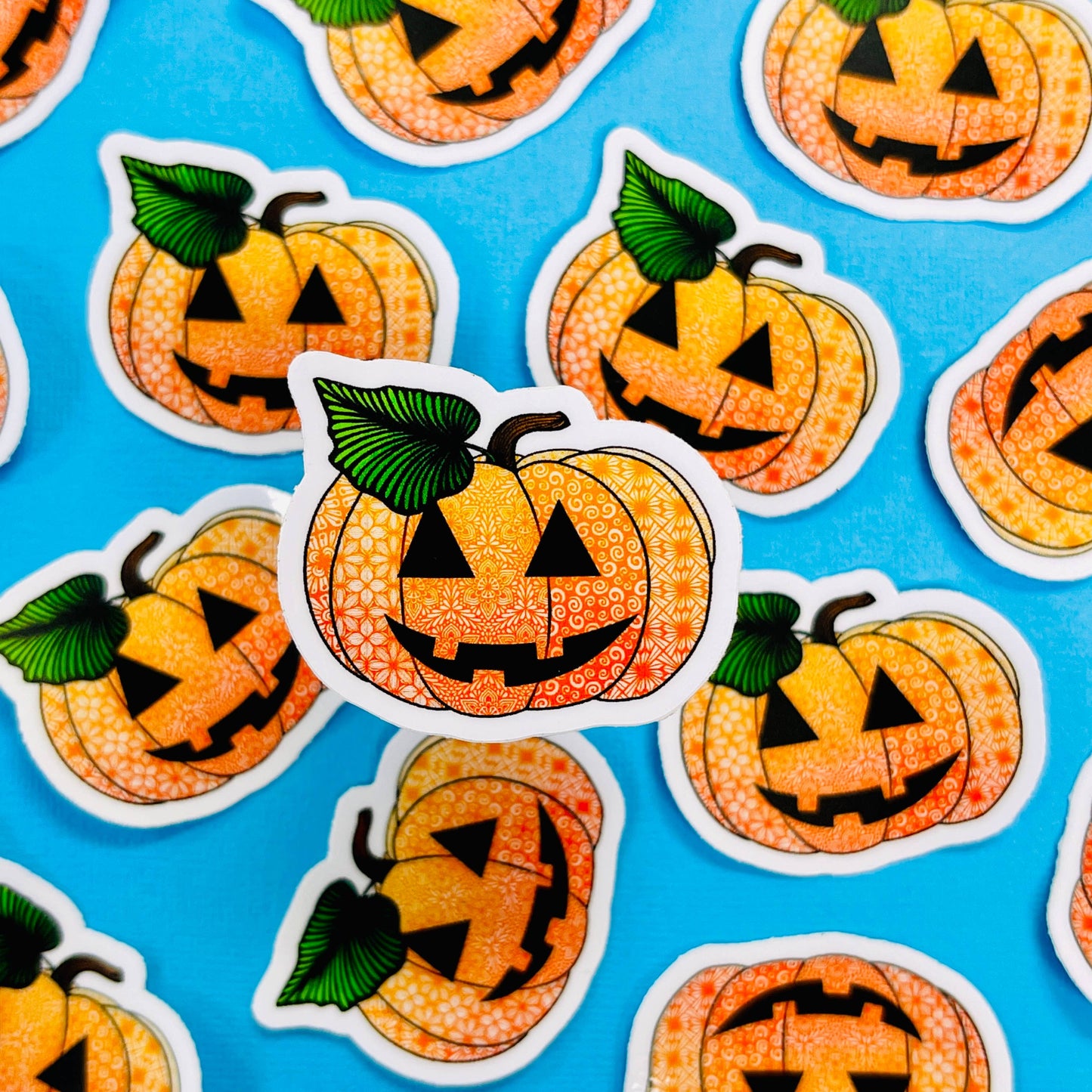 Mini Pumpkin Waterproof Sticker